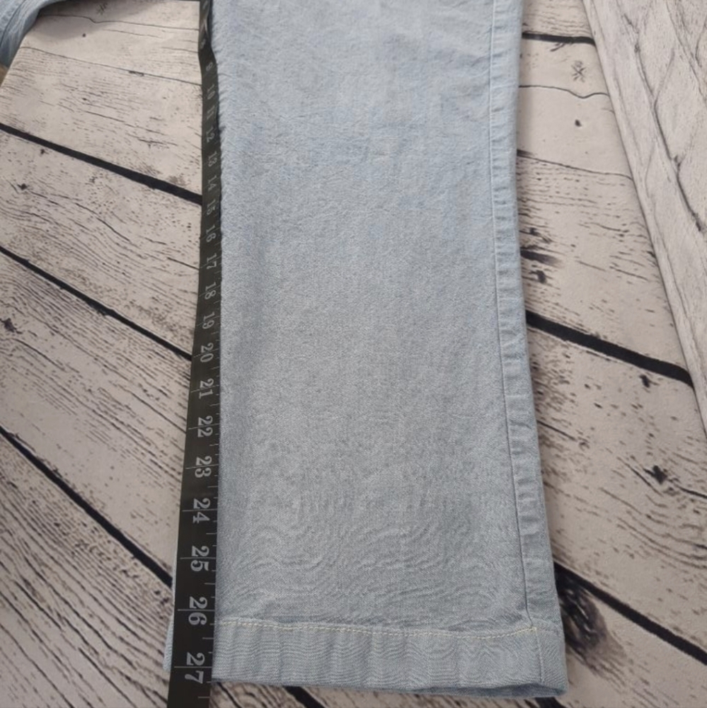 J. Crew drawstring elastic zipper casual pants with pockets light blue XL - Picture 10 of 12
